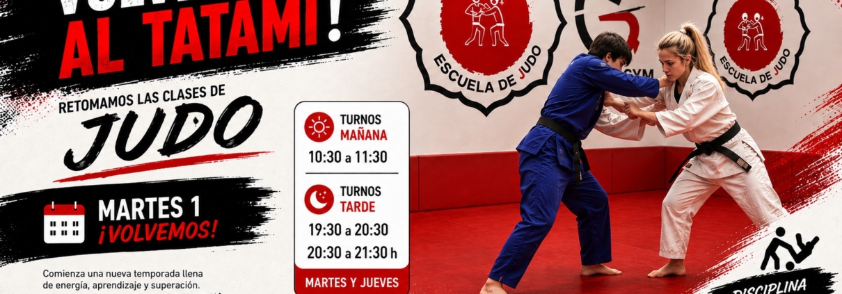 Vuelta a las clases de Judo Kitaro en Gym Clásico